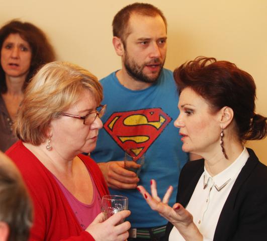 Na společnou práci v Divadle na Vinohradech si se Simonou Postlerovou zavzpomínala dramaturgyně festivalu Jana Uherová. Foto Michal Klíma